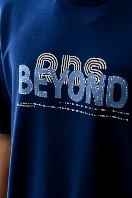 تیشرت باکسی چاپی beyond مردانه
