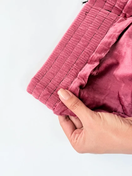 شلوار مخمل ساده