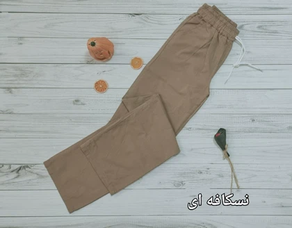 شلوار نیم بگ لینن کد 30112