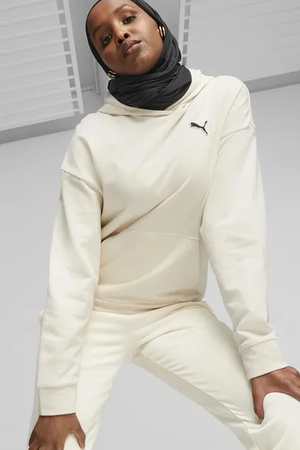 سویشرت زنانه سفید BETTER ESSENTIALS Hoodie