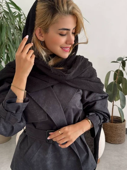 بارانی ترنچ کت ضدآب کد JULIET (تحویل فوری) موجود در انبار 2 عدد