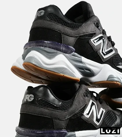 کفش کتانی مردانه و زنانه مشکی خاکستری NEW BALANCE 9060