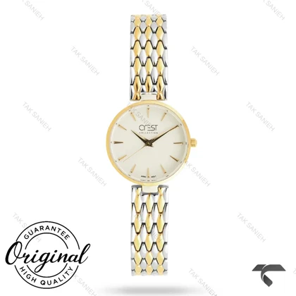 ساعت کرست مدل 9067-5 دورنگ طلایی Crest-11269-L