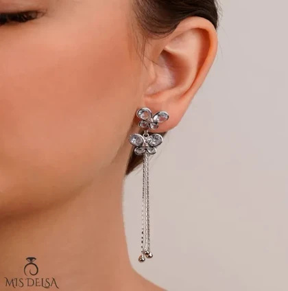 گوشواره فشن طرح پروانه