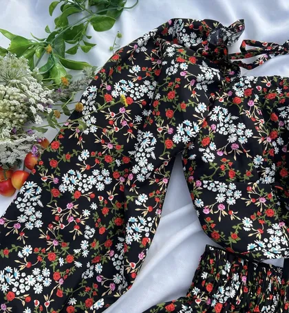 ست کراپ ودامن افسون🍓🥀🌸