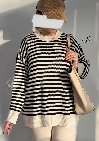 پلیور بافت زبرا