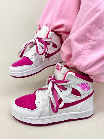 کتانی ساق‌دار زنانه ایر جردن AIR jordan 1 | کتانی ساق‌دار زنانه ایر جردن AIR jordan 1 کد 912 کد 602
