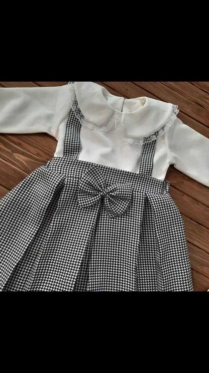 شومیز سارافون شیک بمب لباس دخترانه