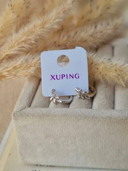 گوشواره برگ حلقه‌ای ژوپینگ M53