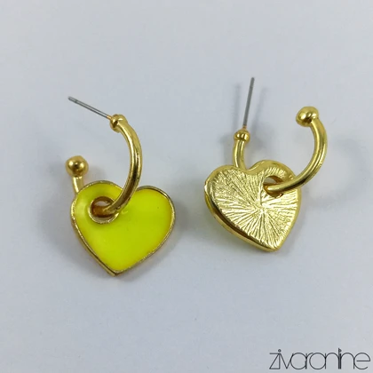 گوشواره ترک طرح قلب 20098