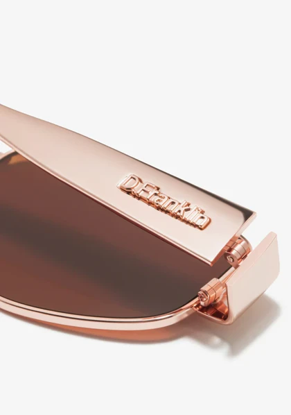 عینک آفتابی دی فرانکلین مدل D.franklin Cuprum Pilot Rose Gold / Brown