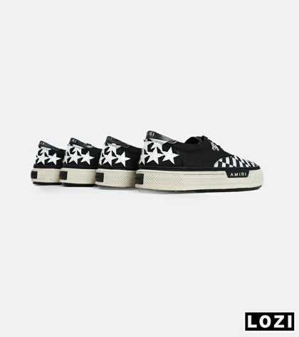 کفش اسنیکرزمشکی Amiri Stars Checkered