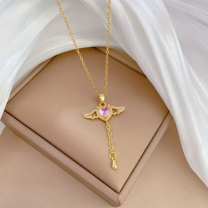 گردنبند قلب بالدار آنجل