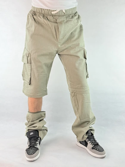 شلوار کارگو شلوارک شو مردانه سبز 159