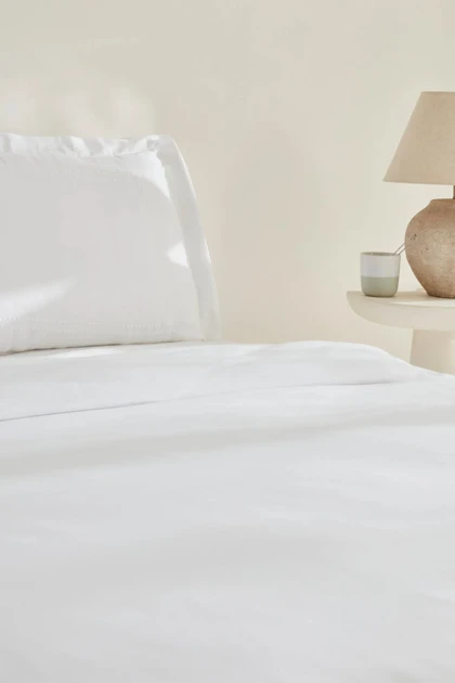سرویس روتختی دو نفره Karaca Home مدل White Collection Felves پنبه‌ای - سفید