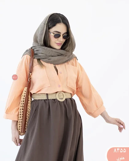 شومیزکراپ دوجیب 8455