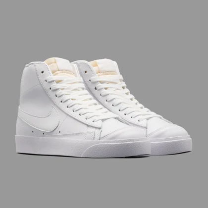 نایکی بلیزر تمام سفید ساق‌دار Nike Blazer Mid 77 Vintage All White