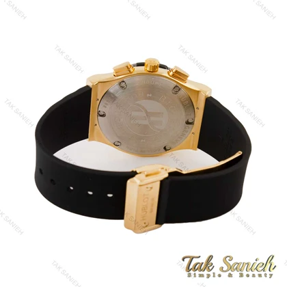 ساعت هابلوت مردانه سه موتوره طلایی مشکی صفحه اسکلتون Hublot-4405-G