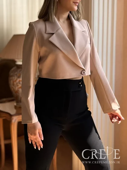 کت تک نیم‌تنه کرپ