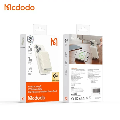 پاوربانک 10000 وایرلس مگ سیف 30 وات مک دودو MC-781
