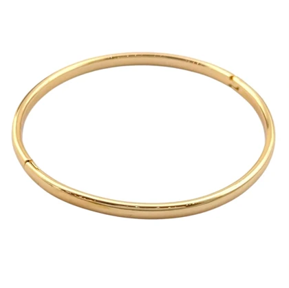 دستبند زنانه طرح طلا ژوپینگ بنگل آینه‌ای