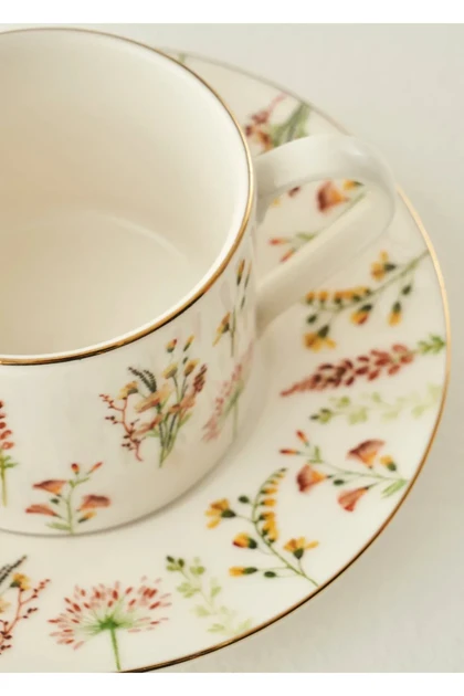 فنجان چای دو نفره Bella Maison مدل Flores - چندرنگ