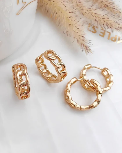 گوشواره آیینه ای کارتیر ژوپینگ