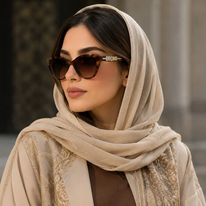 عینک آفتابی تام فرانک مدل TF1003 C02 قهوه ای هاوانا