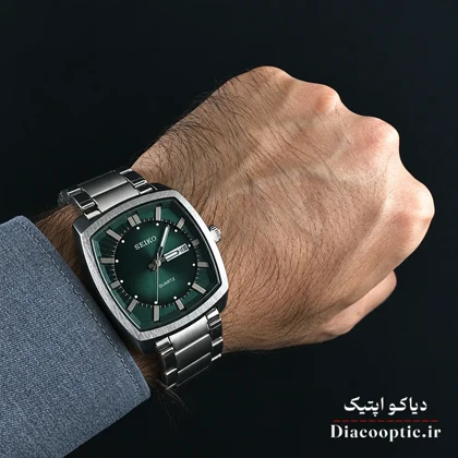 ساعت مچی مردانه برند سیکو مدل DO1331 دو تقویم مربعی