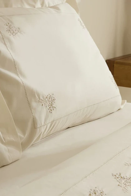 سرویس روتختی دو نفره Karaca Home مدل Rayas پنبه - بژ