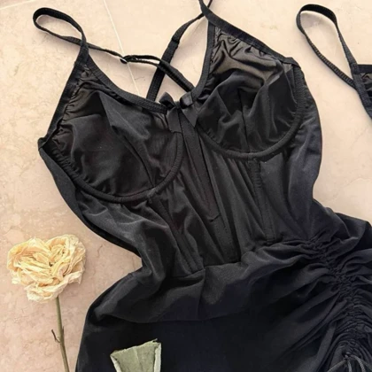 لباس خواب فنردار حریر 8411