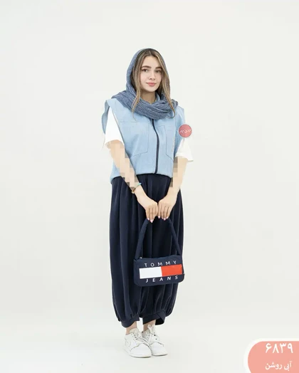 وست جین دوجیب استار زنانه 6839 | الینور