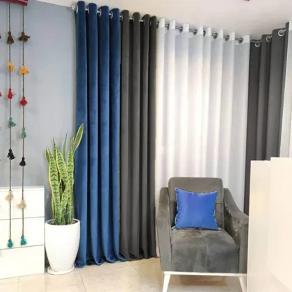 پرده مخمل شانل فوروارد Forward مدل FCLT90013 CHANEL VELVET STYLE