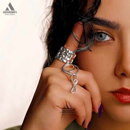 انگشتر پاپیونی مینیمال Bow Tie Ring S1