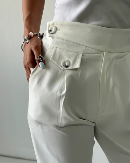 شلوار مام جیب نما کد 200220