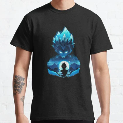 تیشرت دراگون بال تیشرت Dragon Ball طرح goku blue
