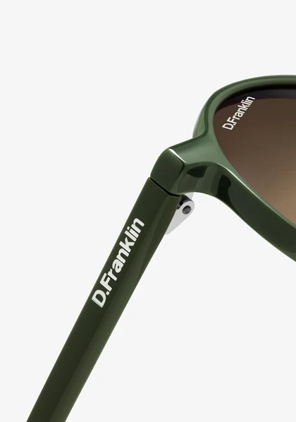 عینک آفتابی دی فرانکلین مدل D.franklin America Round Khaki / G15