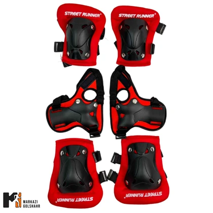 ست ایمنی اسکیت زانو بند، آرنج بند و دستکش