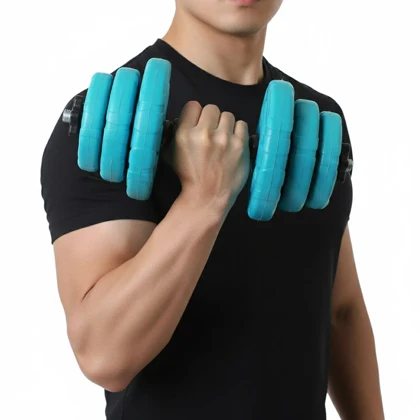 دمبل گرد رادیس فیت مدل DVP-7Mix One Handle وزن 7 کیلوگرم