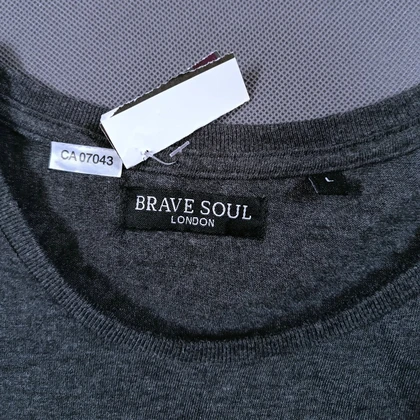 تیشرت آستیندار اورجینال برند معتبر Brave Soul انگلیس