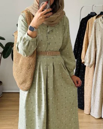 پیراهن مانتویی بابونه7