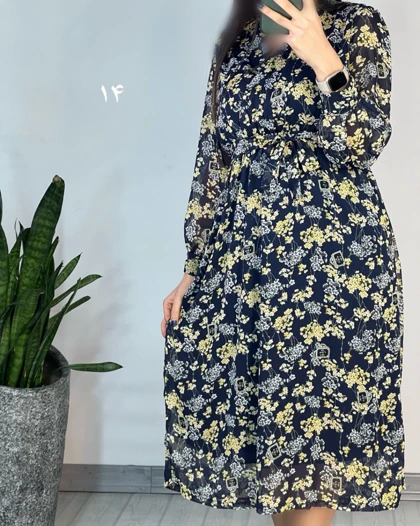 پیراهن حریر میدی41