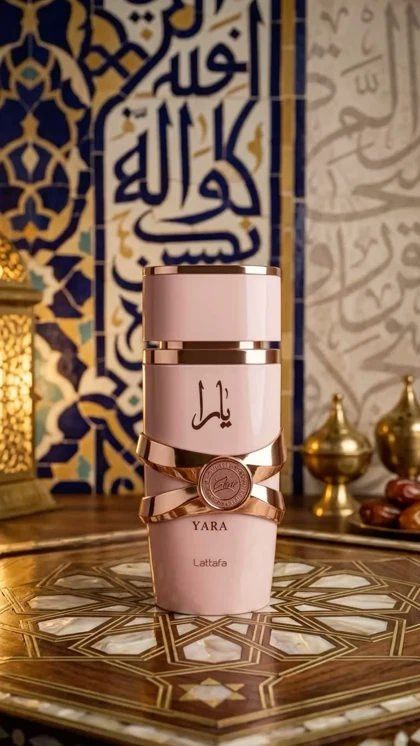 عطر زنانه یارا صورتی(با غلظت 3برابری) Lattafa Yara