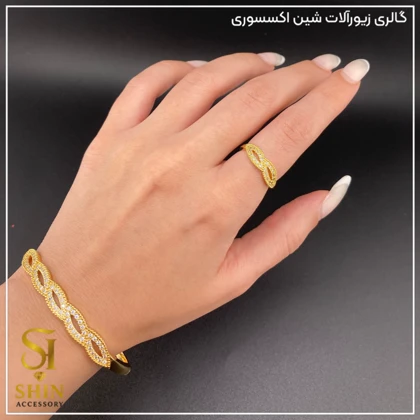 دستبند النگویی انگشتردار کد da04