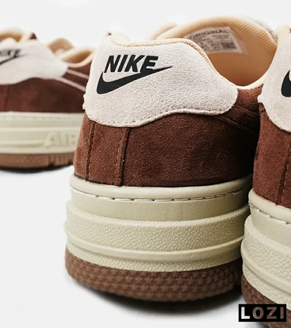 کفش کتانی مردانه و زنانه قهوه ای NIKE AIR FORCE مدل 2094