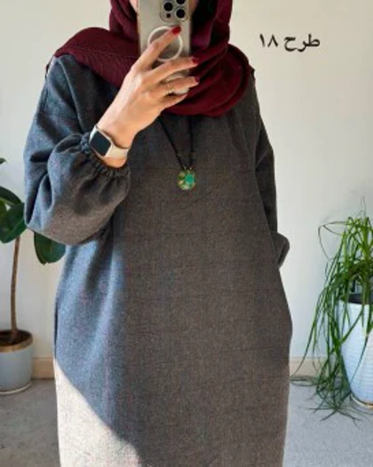 کفتان پشمی چهارخونه دیبا 8