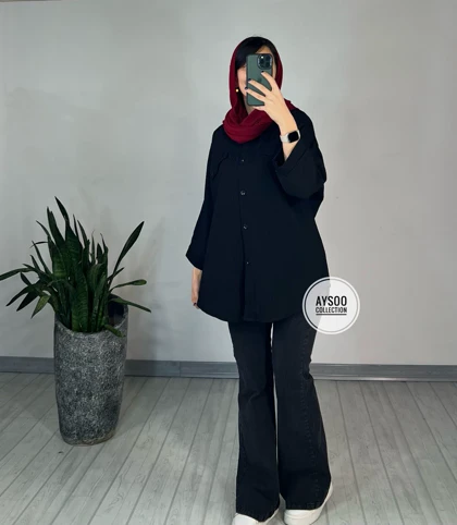 مانتو دکمه دار برکه 3