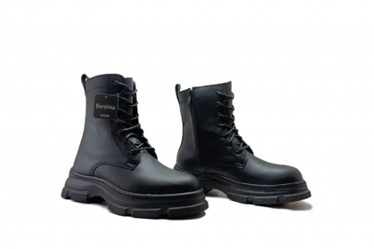 بوت برشکا مردانه بندی بغل زیپ‌دار