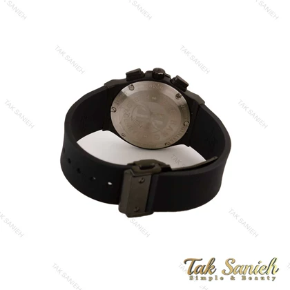 ساعت هابلوت زنانه سه موتوره تمام مشکی زه رزگلد Hublot-4839-L