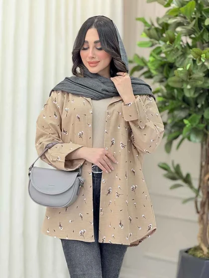 شومیز تک جیب پشت پیله